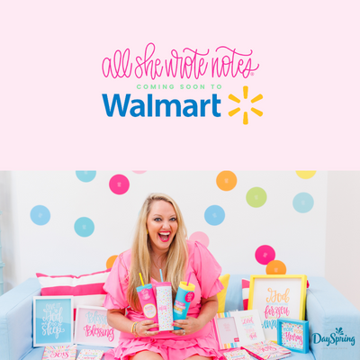 All She Wrote Notes Coming Soon to Walmart!