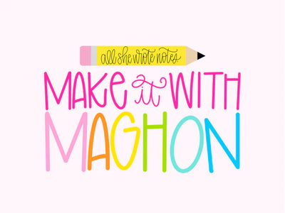 Make it with Maghon - A Betty Confetti Bookmark!