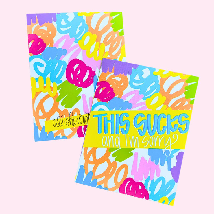 Note Card - This Sucks and I'm Sorry