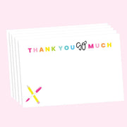Flat Note Card Set - Thank you so much