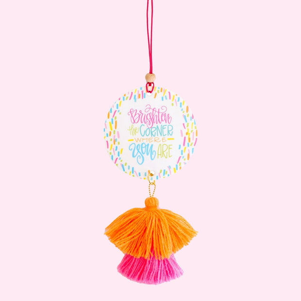 Car Charm Freshener - Brighten the Corner