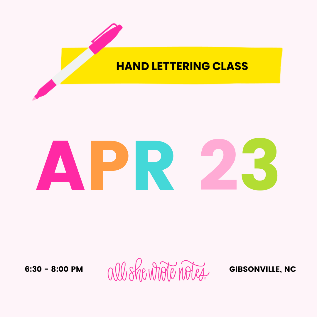 Classes – All She Wrote Notes