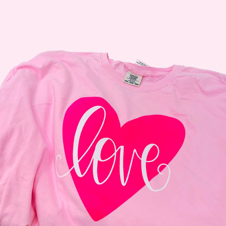 Shirt - Neon Heart Love