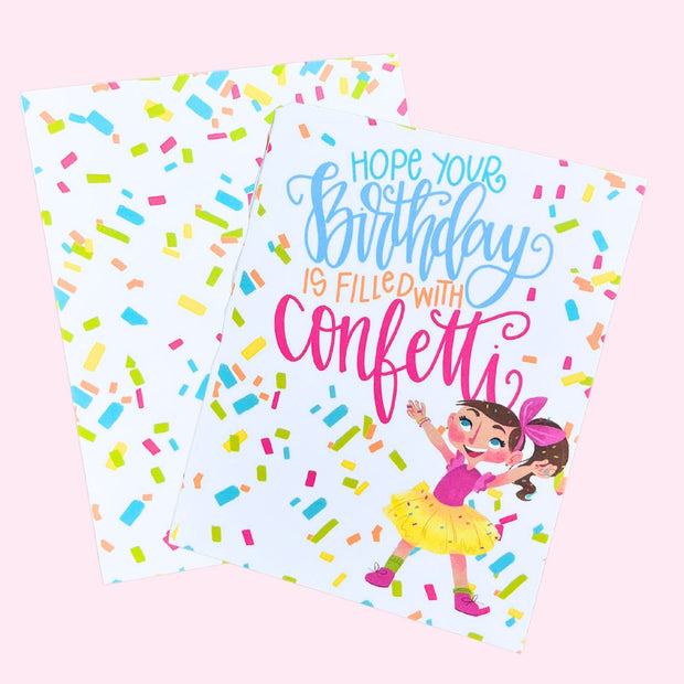 Note Card - Betty Confetti Birthday