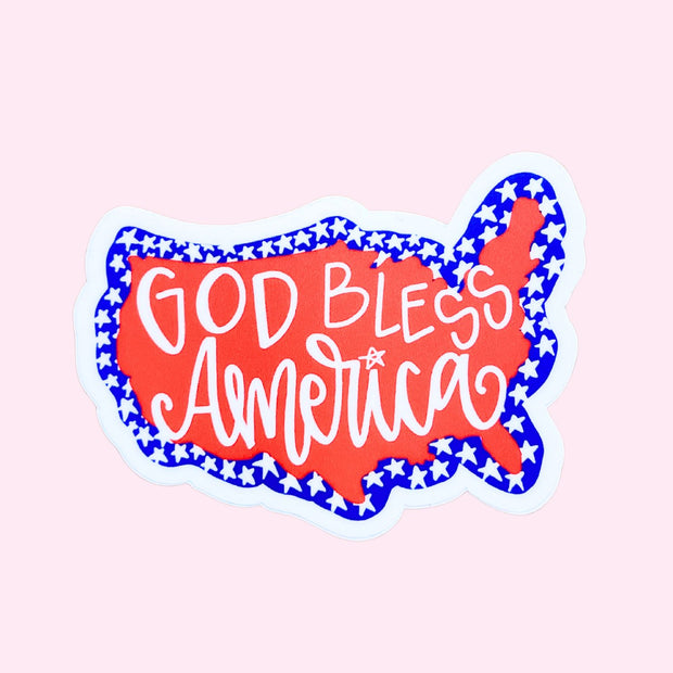 Sticker - God Bless America