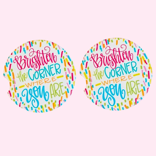 Car Coaster Set - Brighten the Corner