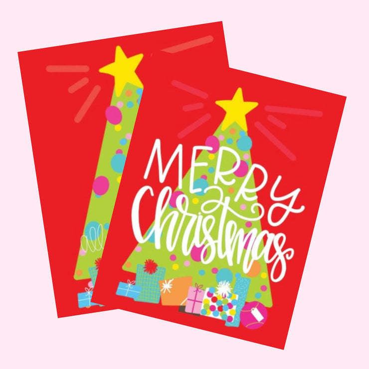 Note Card - Merry Christmas Tree
