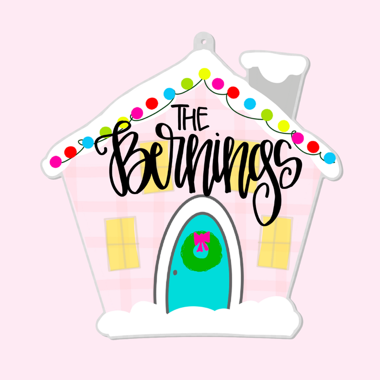 Holiday House Personalized Ornament