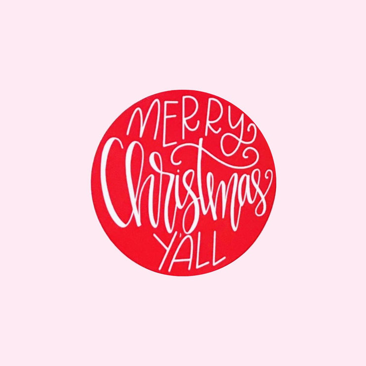 Sticker - Merry Christmas Y'all