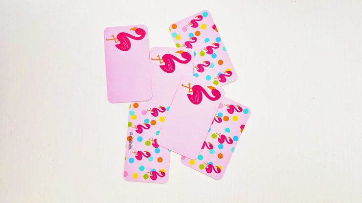 Confetti Cards - Fun Flamingo