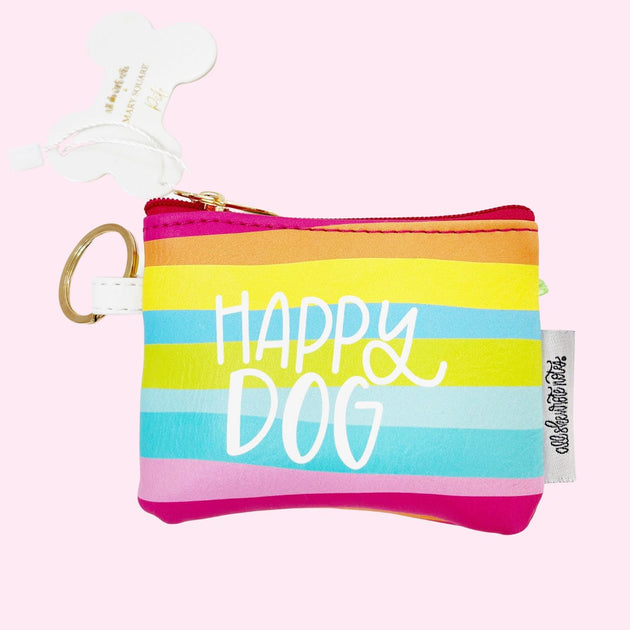 Dog Bag Holder Happy Dog Stripe All She Wrote Notes