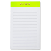 Killin' It Notepad - Yellow