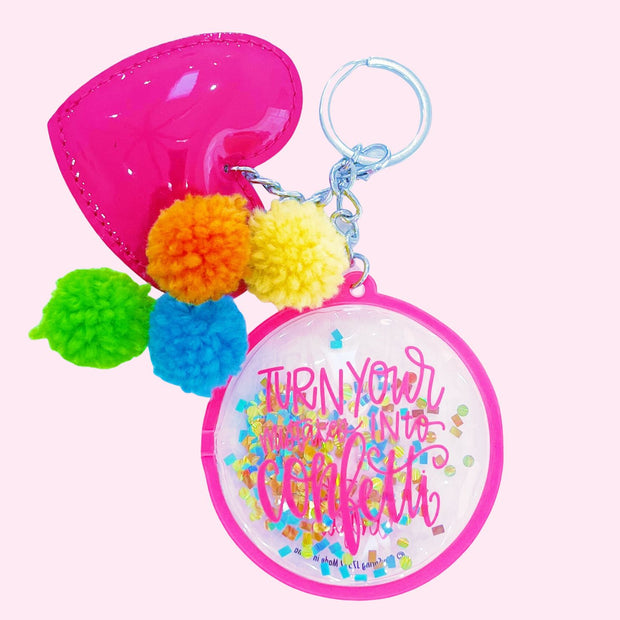 Keychain - Betty Confetti