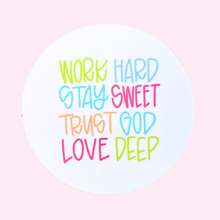 CLEARANCE Happy Life Deco Stickers