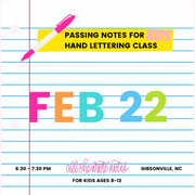 Feb 22 - Passing Notes for Kids