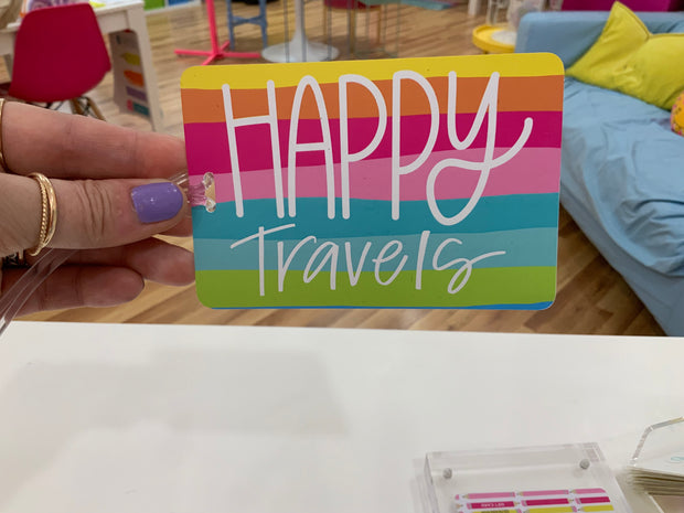 Luggage Tag - Happy Travels