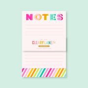 Notepad - Rainbow Stripes Notes