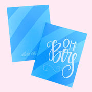 Note Card - Oh Boy