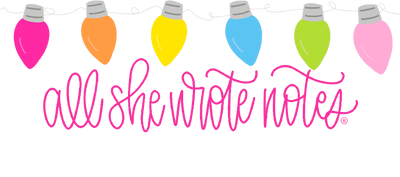 All She Wrote Notes