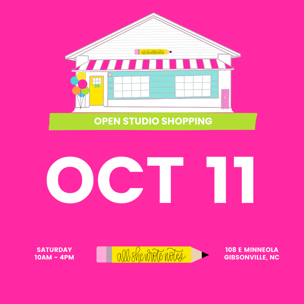 Oct 11 Open Studio Shopping