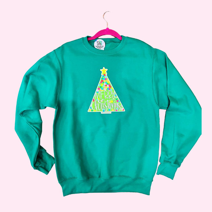 Sweatshirt - Merry Christmas Tree
