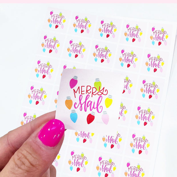 Merry Mail Sticker Set