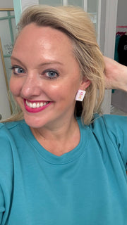 Acrylic Earrings - Mahjong
