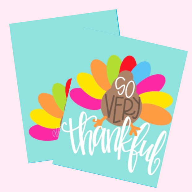 Note Card - Very Thankful