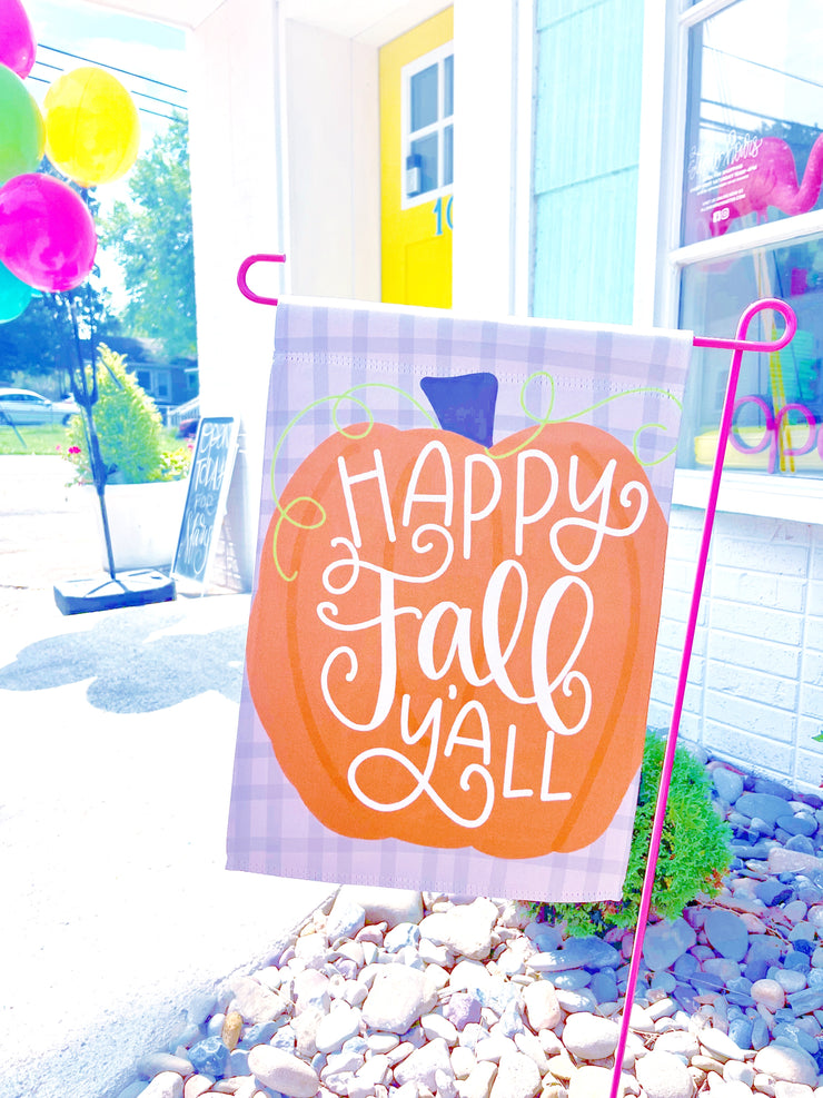 Garden Flag - Happy Fall Y'all
