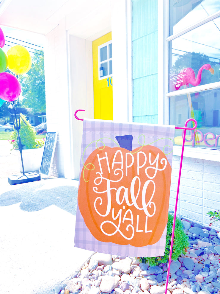 Garden Flag - Happy Fall Y'all