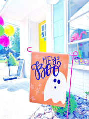 Garden Flag - Hey Boo Halloween