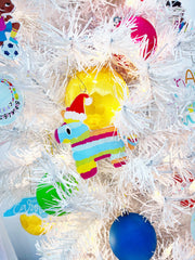 Santa Piñata Ornament