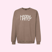 Happy Sweatshirt - Mocha Mousse