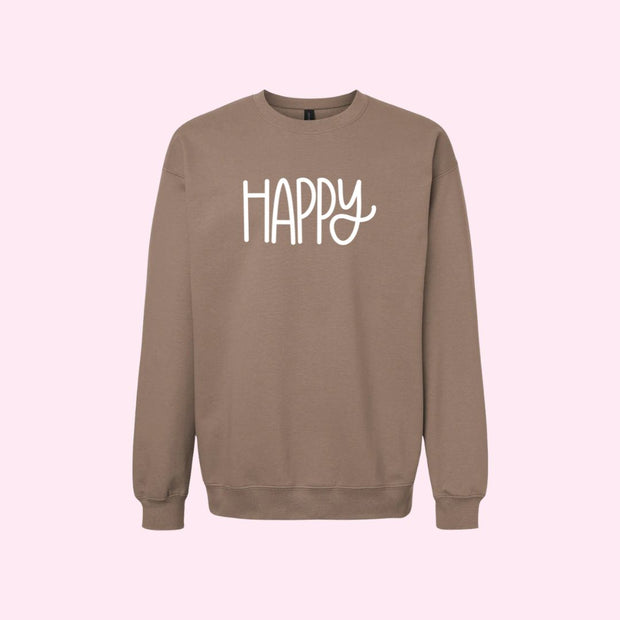 Happy Sweatshirt - Mocha Mousse