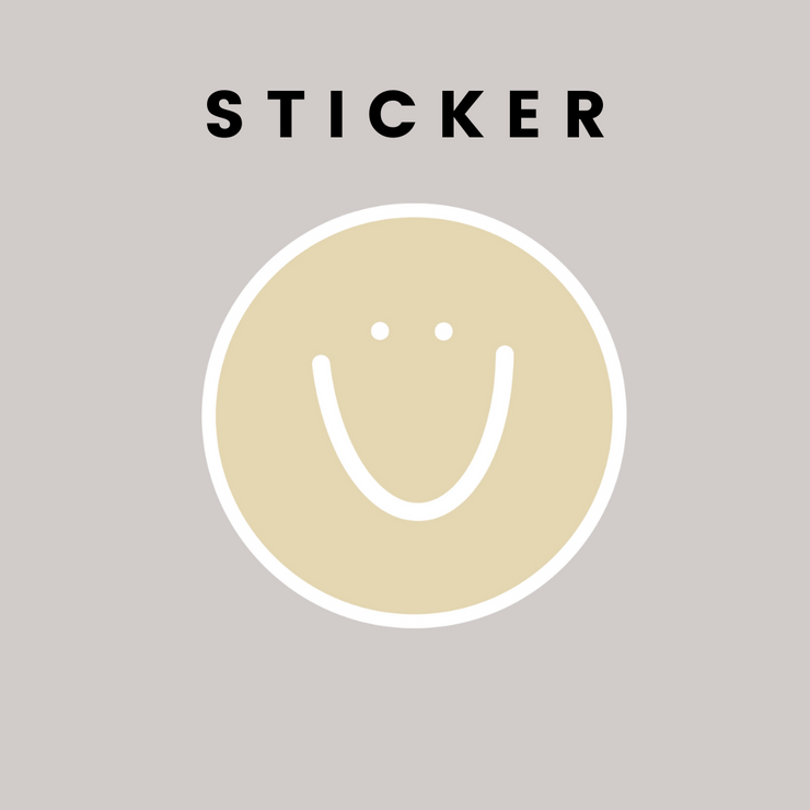 Sticker - Hardly Happy