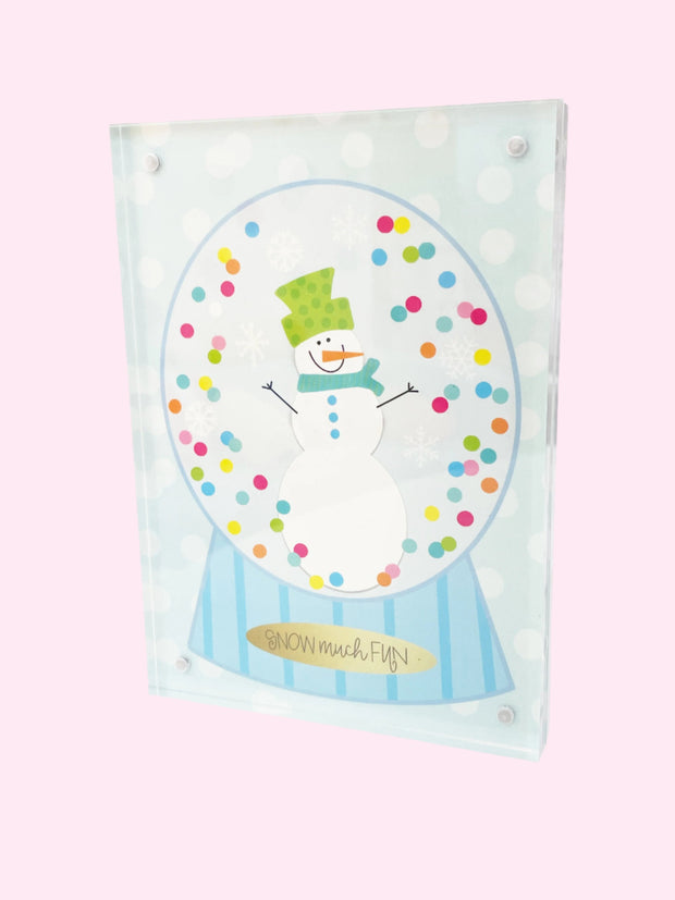 Print - Confetti Snowglobe