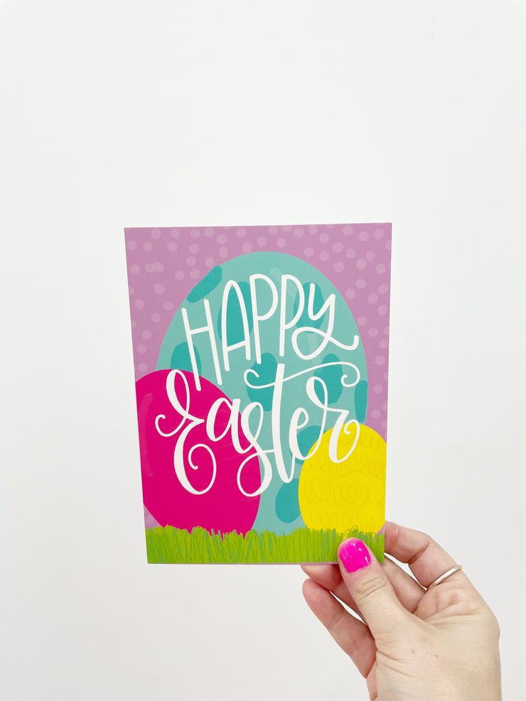 Art Print - Happy Easter Eggs