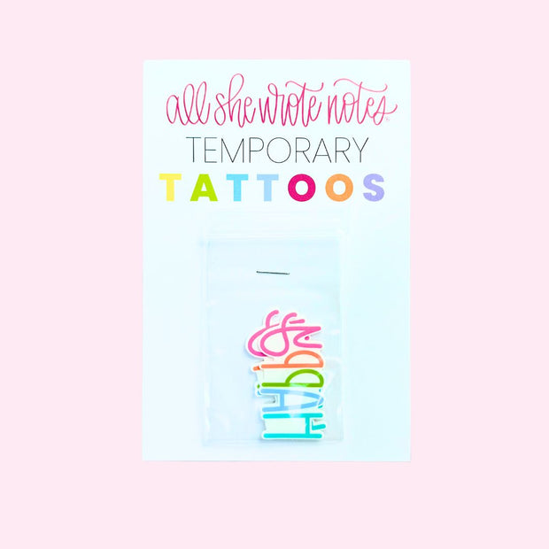 Temporary Tattoos - Happy
