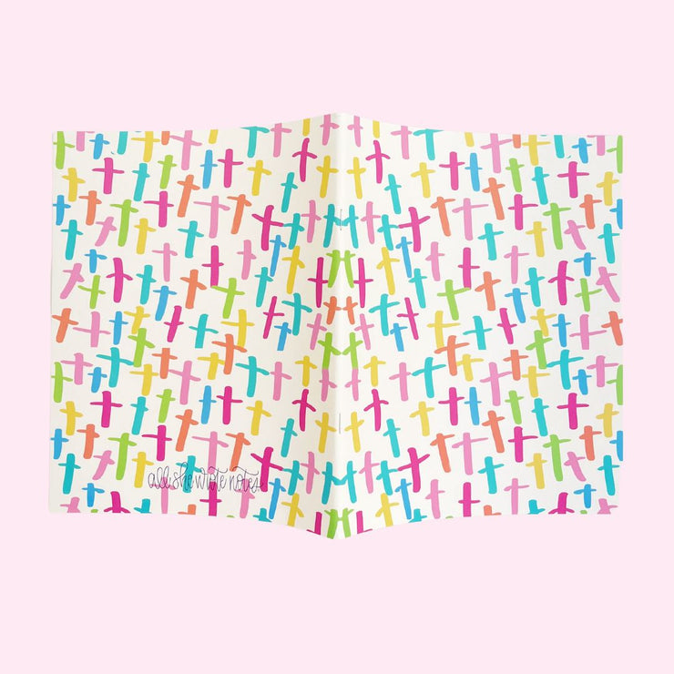 Notebook - Cross Confetti