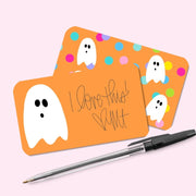 Confetti Cards - Hey Boo Ghost