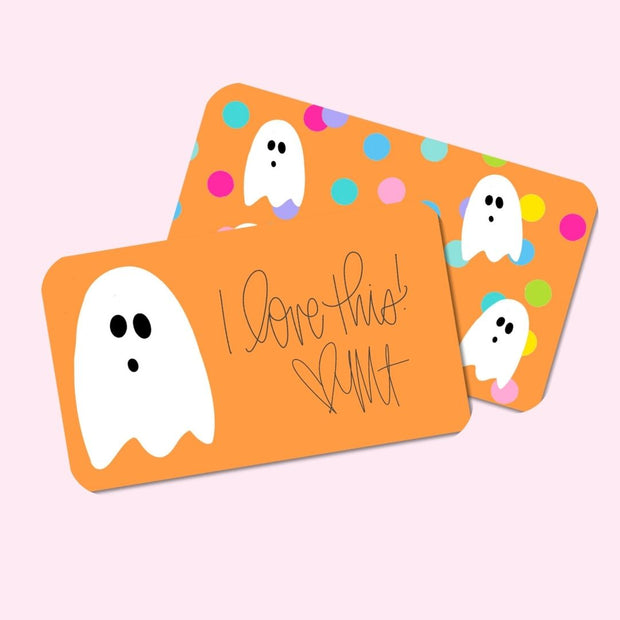 Confetti Cards - Hey Boo Ghost