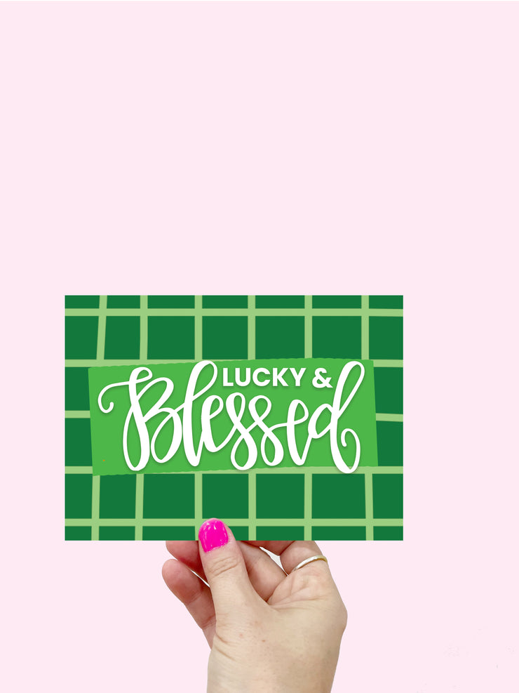 Art Print - Lucky and Blessed