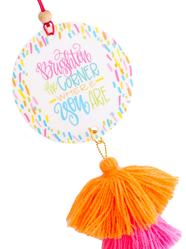 Car Charm Freshener - Brighten the Corner