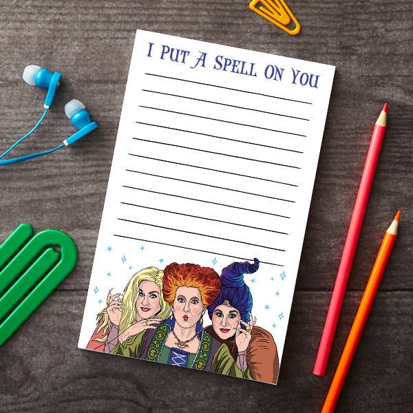 Notepad: Hocus Pocus I Put A Spell On You