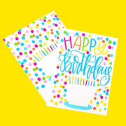 Note Card - Happy Birthday Cake