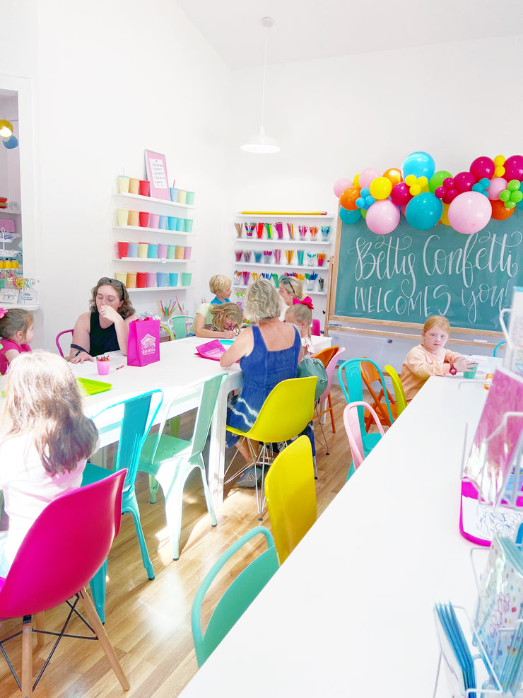 A Birthday Party at All She Wrote Notes!