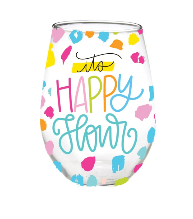 Wine Glass - Happy Hour