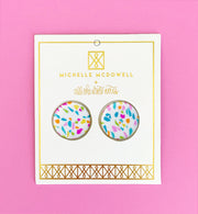 Earrings - Confetti Studs