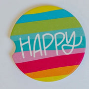 Car Coaster Set - Happy