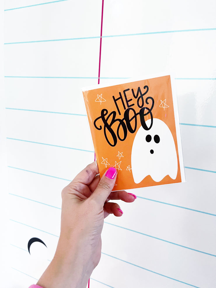 Note Card - Hey Boo